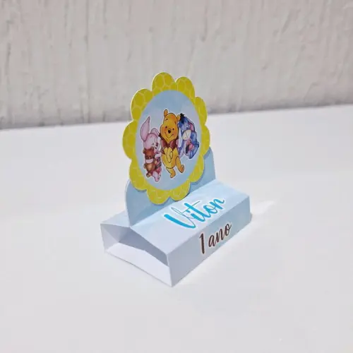 Porta Bis Duplo - Ursinho Pooh Aquarela