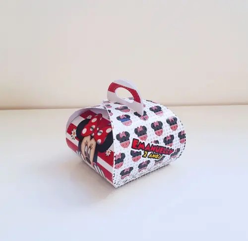 Porta Bombom - Minnie Vermelha