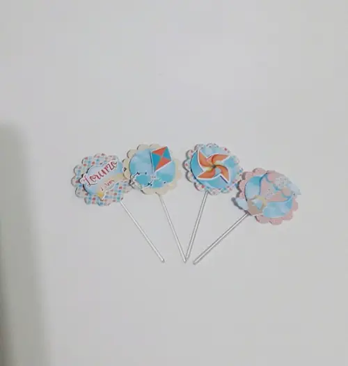 Tag para Docinhos - Balão. Pipa e Catavento