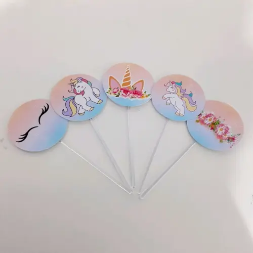 Tag para Docinhos - Unicornio