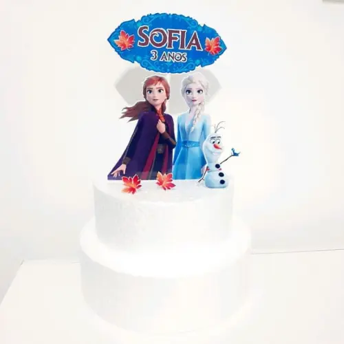Topo de Bolo - Frozen 2