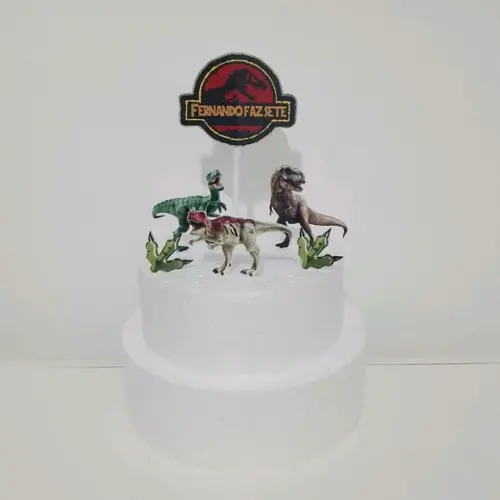 Topo de Bolo - Jurassic Park