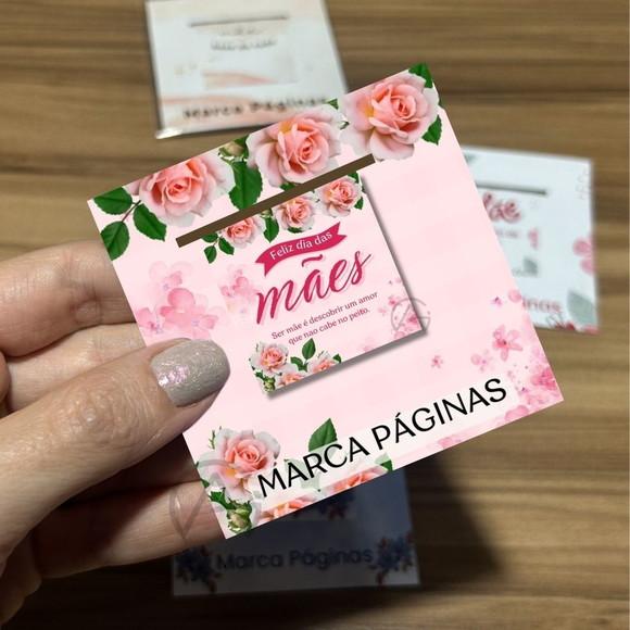 Lembrancinha Dia das Maes Marca Pagina Magnetico 30 Und