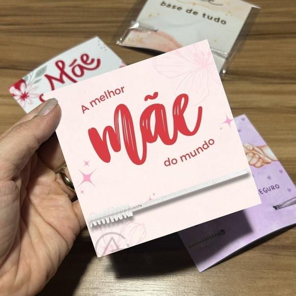 Mimo Porta Escova de Cílios Dia das Maes 50 Unidades
