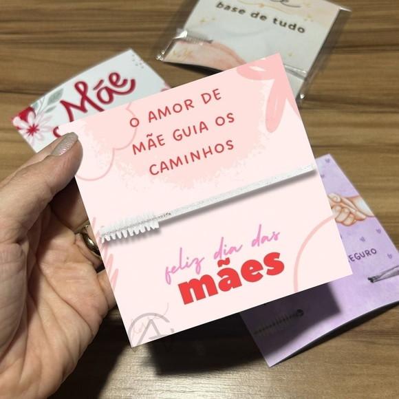 Mimo Porta Escova de Cílios Dia das Maes 50 Unidades