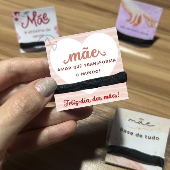 Dia das Maes Amarrador de Cabelo Mimo 50 Unidades