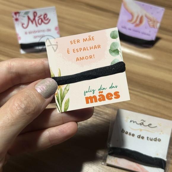 Dia das Maes Mimo Empresa Amarrador de Cabelo 30 Unidades
