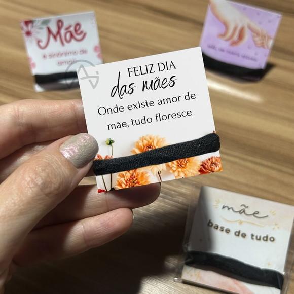 Feliz Dia das Maes Amarrador de Cabelo Mimo 30 Unidades