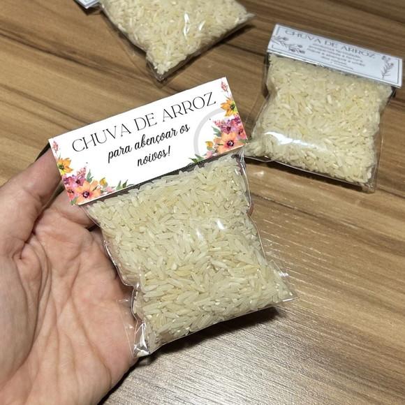 Chuva de Arroz Estampa Flores Coloridas 27 Unidades