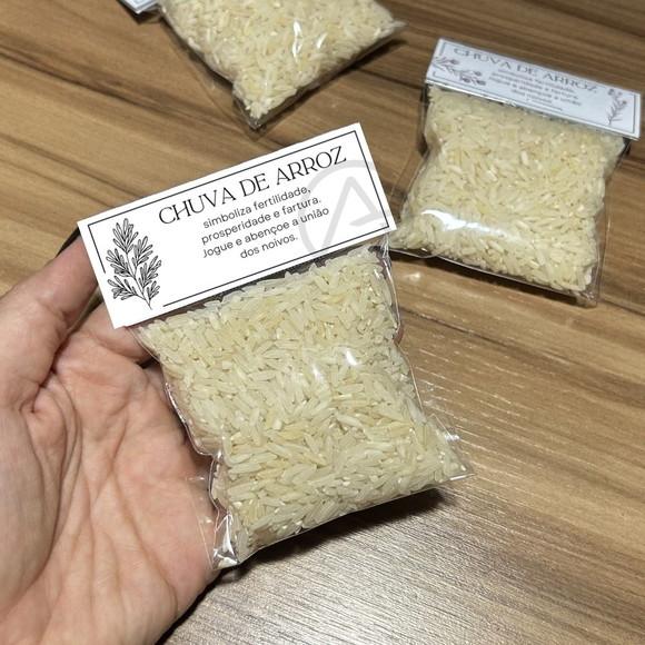 Chuva de Arroz Lembrancinha 27 Unidades