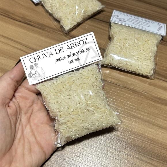 Chuva de Arroz Lembrancinha 27 Unidades