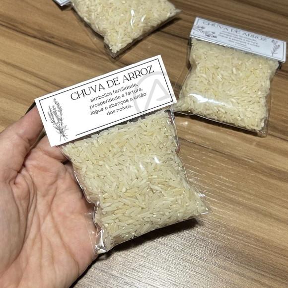 Chuva de Arroz Lembrancinha 27 Unidades