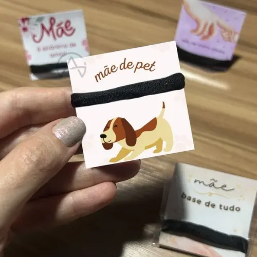Mae de Pet Cachorro Mimo Amarrador de Cabelo 50 Unidades