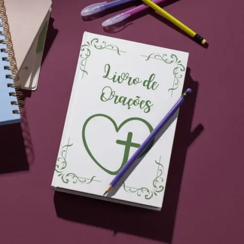 Livrinho Oracoes Batizado Lembrancinha 20 Unidades