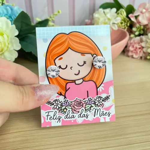 Dia das Maes Mimo Brinde Brinco Empresa Clientes 45 Und.