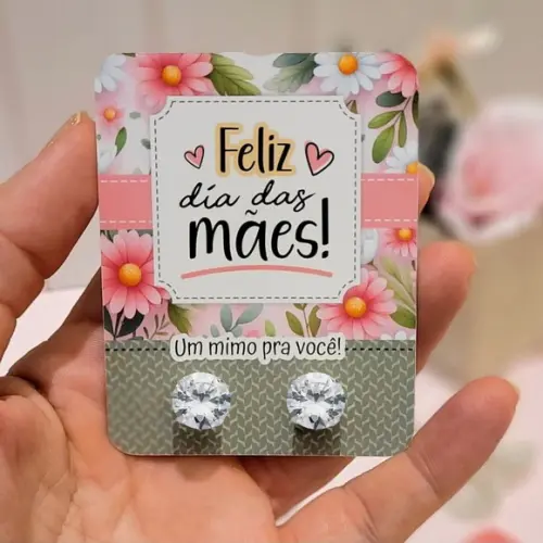 Dia das Maes Mimo Brinde Brinco Empresa Clientes 45 Und.