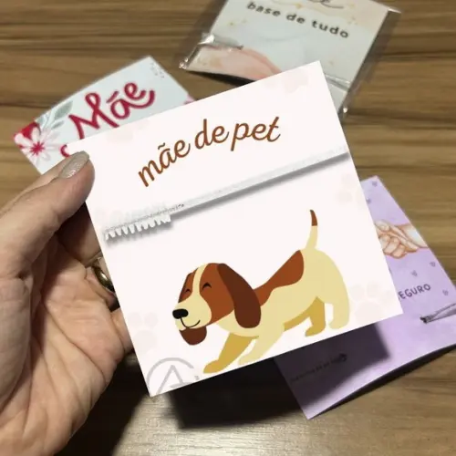 Mimo Porta Escova de Cílios Mae de Pet Cachorro 50 Unidades