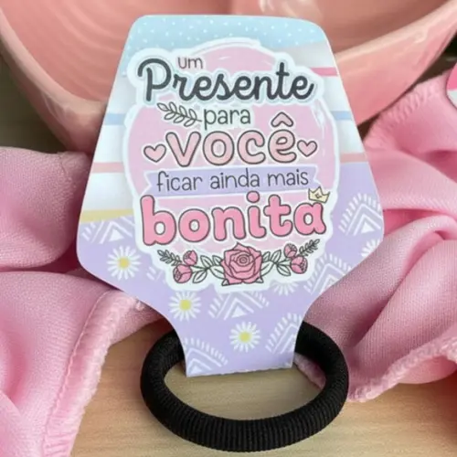 Dia das Maes Amarrador de Cabelo Mimo 50 Unidades