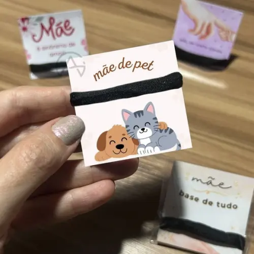Mae de Pet Cachorro Mimo Amarrador de Cabelo 50 Unidades