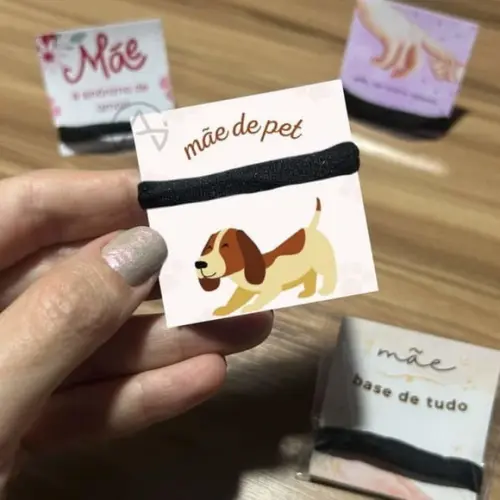 Mimo Clientes Mae de Pet Amarrador de Cabelo 100 Unidades