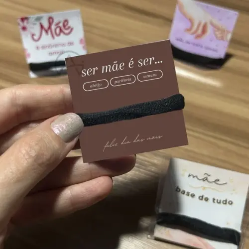 Mimo Dia das Maes Clientes Amarrador de Cabelo 100 Unidades