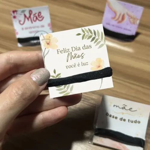 Feliz Dia das Maes Amarrador de Cabelo Mimo 30 Unidades