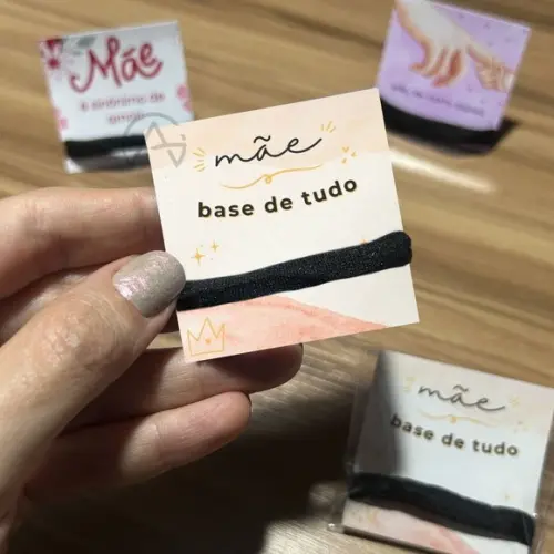 Amarrador de Cabelo Mimo Dia das Maes 50 Unidades