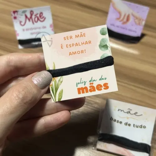 Mimo Clientes Dia das Maes Amarrador de Cabelo 100 Unidades