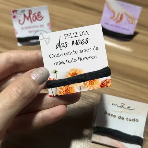 Feliz Dia das Maes Amarrador de Cabelo Mimo 30 Unidades