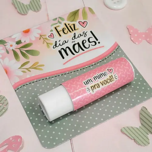 Dia das Maes Protetor Labial Mimo Clientes 50 Unidades