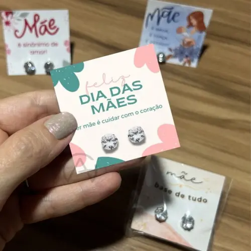 Brinco Dia das Maes Lembrancinha Carinho Empresarial 30 Und.