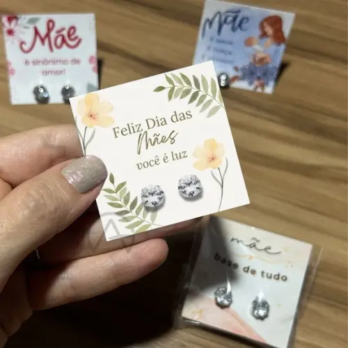 Brinco Feliz Dia das Maes Lembrancinha 30 Und.