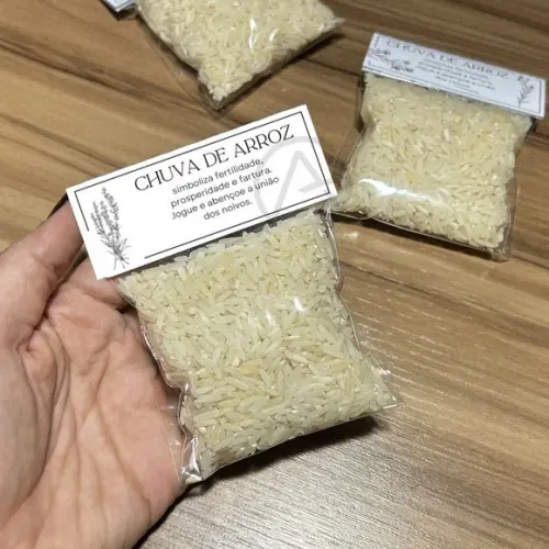 Chuva de Arroz Lembrancinha 27 Unidades