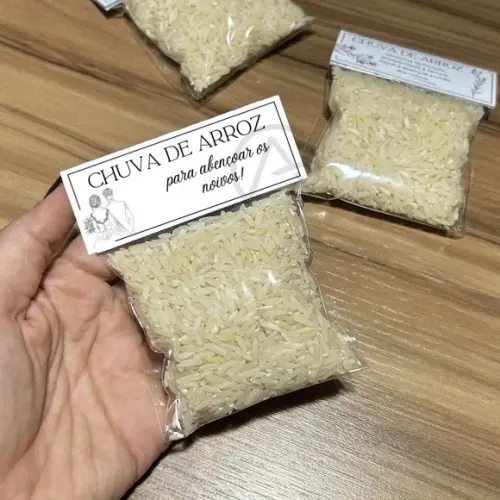 Chuva de Arroz Lembrancinha 18 Unidades