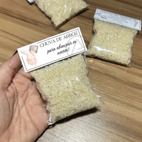 Chuva de Arroz Casamento 9 Unidades