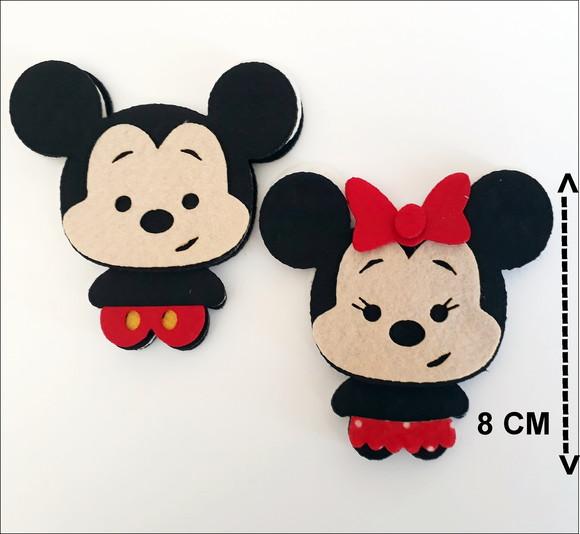 Mickey e Minnie 8 cm Casal