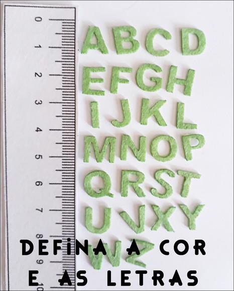 LETRAS OU NÚMEROS 1 CM