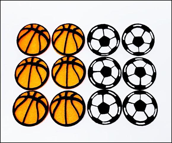 BOLAS DE FUTEBOL OU BASQUETE RECORTE A LASER