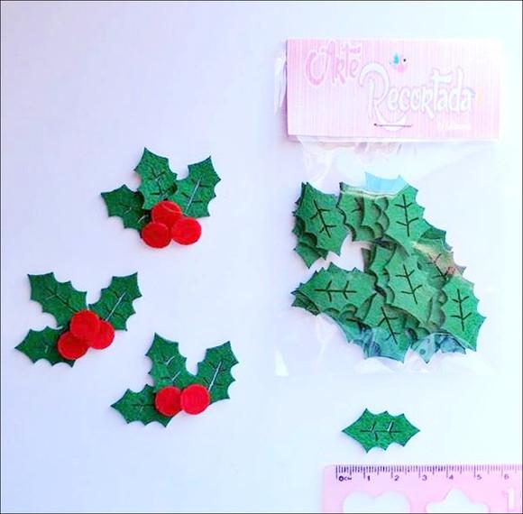 FOLHAS DE AZEVINHO 3 cm