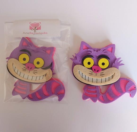 Gato Alice Recorte em Feltro - Uma Unidade