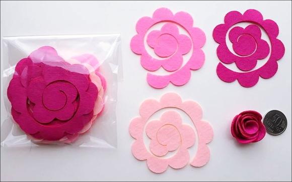 ROSA 8 CM RECORTE A LASER