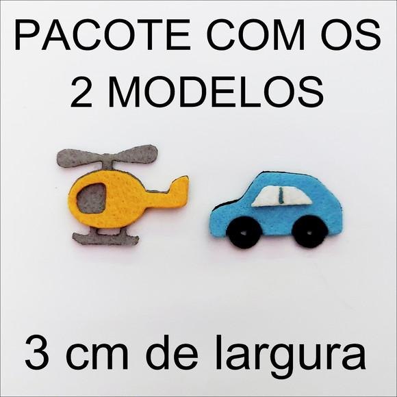 HELICÓPTERO E CARRINHO 3 CM