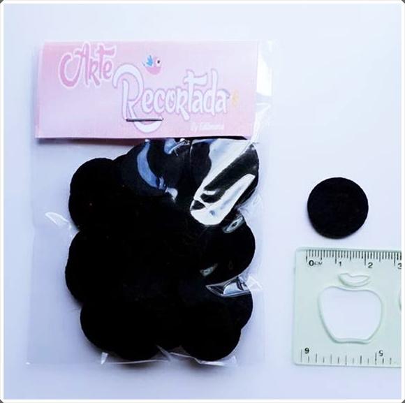 CÍRCULO PRETO 2 cm
