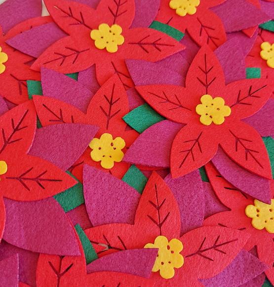 Flores De Natal 3 Cm