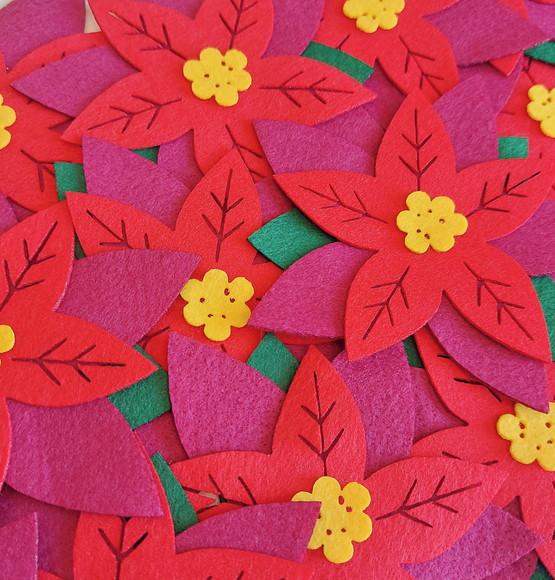 FLORES DE NATAL 5 CM