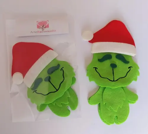 Grinch Recorte em Feltro