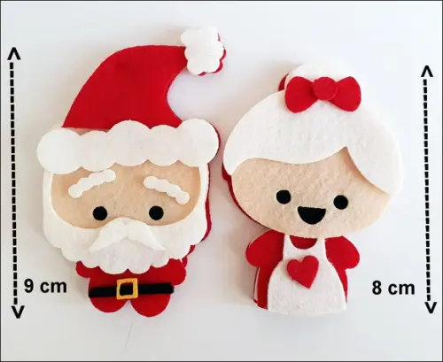 Papai e Mamãe Noel Recorte