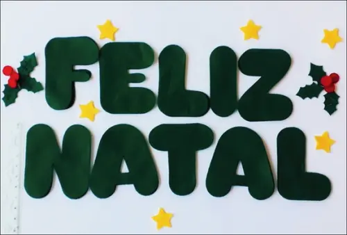 FELIZ NATAL 7 CM