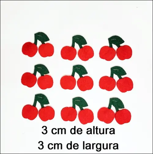 CEREJA 3 CM RECORTE A LASER