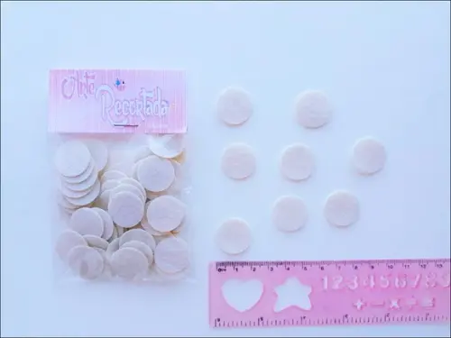 Círculo Feltro 2 cm Escolha a Cor